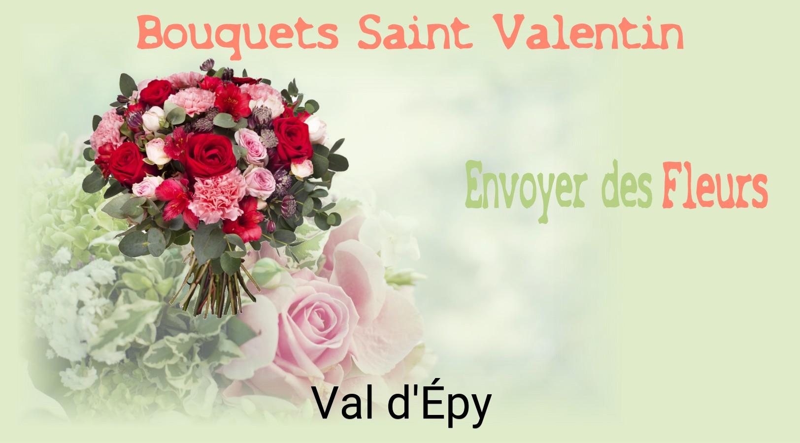 Roses de Saint-Valentin livrées à Val-d'Épy
